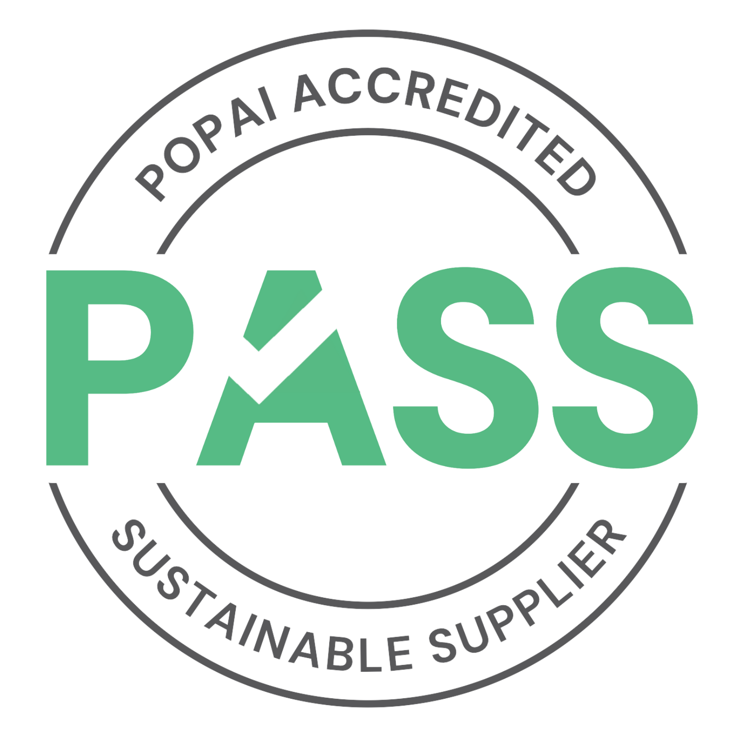 POPAI Accredited Sustainable Supplier PASS
